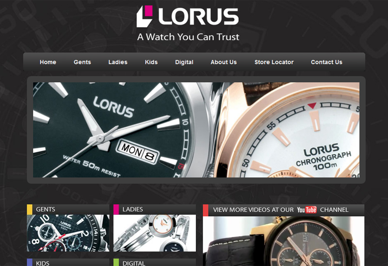 Lorus new website